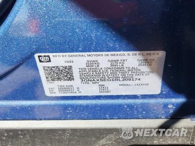 Zdjęcie 13 z 13 samochodu: 2024 CHEVROLET EQUINOX LS VIN:3GNAXSEG1RL209174 - miniatura