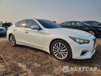 Czwarte zdjęcie samochodu z boku: 2021 INFINITI Q50 LUXE VIN:JN1EV7BP3MM704382 - miniatura