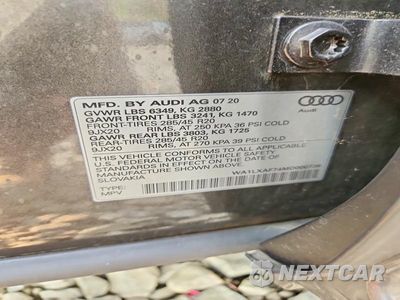 Zdjęcie 12 z 12 samochodu: 2021 AUDI Q7 PREMIUM PLUS VIN:WA1LXAF74MD000739 - miniatura