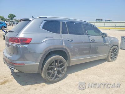 Trzecie zdjęcie samochodu z tyłu: 2021 VOLKSWAGEN ATLAS SEL PREMIUM R-LINE VIN:1V2FR2CA0MC556683 - miniatura