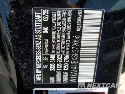 Zdjęcie 12 z 12 samochodu: 2025 MERCEDES-BENZ C 300 4MATIC VIN:W1KAF4HBXSR279056 - miniatura