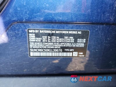 Zdjęcie 13 z 13 samochodu: 2019 BMW X5 XDRIVE40I VIN:5UXCR6C50KLL39676 - miniatura