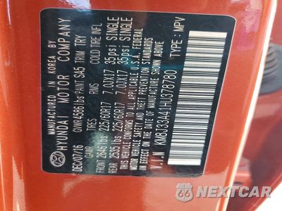 Zdjęcie 13 z 13 samochodu: 2017 HYUNDAI TUCSON SE VIN:KM8J33A41HU378780 - miniatura
