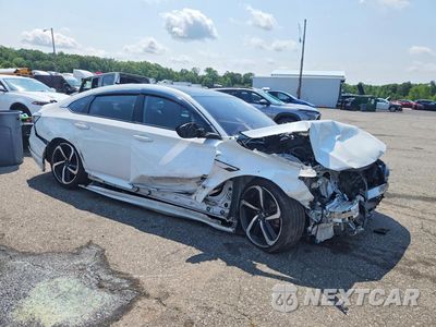 Czwarte zdjęcie samochodu z boku: 2019 HONDA ACCORD LX VIN:1HGCV1F13KA022464 - miniatura