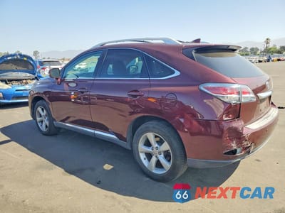 Drugie zdjęcie samochodu z przodu: 2014 LEXUS RX 350 BASE VIN:2T2BK1BA8EC230845 - miniatura