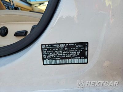 Zdjęcie 12 z 12 samochodu: 2012 VOLKSWAGEN PASSAT SE VIN:1VWBP7A36CC076117 - miniatura