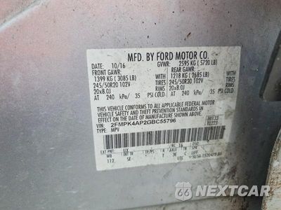 Zdjęcie 14 z 14 samochodu: 2016 FORD EDGE SPORT VIN:2FMPK4AP2GBC55796 - miniatura
