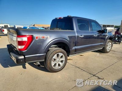 Trzecie zdjęcie samochodu z tyłu: 2021 FORD F150 SUPERCREW VIN:1FTFW1E82MFA32769 - miniatura