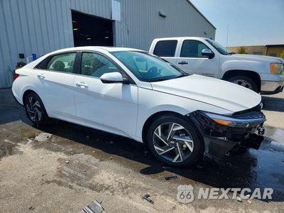 Czwarte zdjęcie samochodu z boku: 2025 HYUNDAI ELANTRA SEL VIN:KMHLS4DG4SU927869 - miniatura