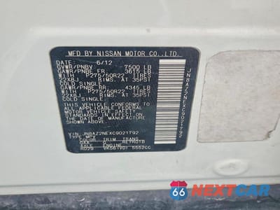 Zdjęcie 14 z 14 samochodu: 2012 INFINITI QX56 BASE VIN:JN8AZ2NEXC9021792 - miniatura