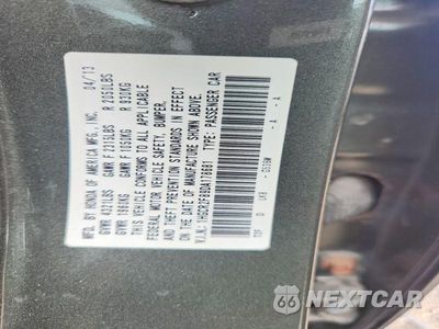 Zdjęcie 12 z 12 samochodu: 2013 HONDA ACCORD EXL VIN:1HGCR2F89DA178681 - miniatura