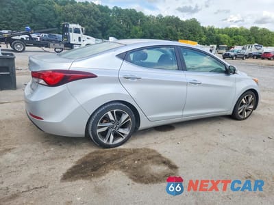 Trzecie zdjęcie samochodu z tyłu: 2015 HYUNDAI ELANTRA LIMITED VIN:KMHDH4AE1FU326883 - miniatura