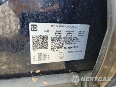 Zdjęcie 12 z 12 samochodu: 2023 CHEVROLET TAHOE K1500 LT VIN:1GNSKNKT6PR367859 - miniatura