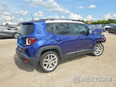 Trzecie zdjęcie samochodu z tyłu: 2021 JEEP RENEGADE LATITUDE VIN:ZACNJCBB7MPM43262 - miniatura