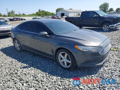 Czwarte zdjęcie samochodu z boku: 2018 FORD FUSION SE VIN:3FA6P0HD9JR202663 - miniatura