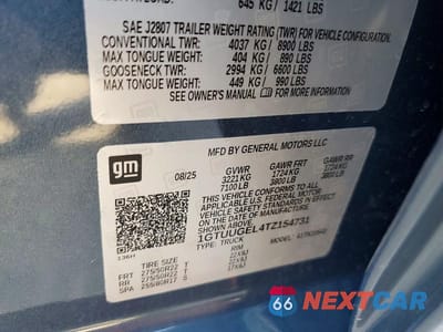 Zdjęcie 12 z 12 samochodu: 2026 GMC SIERRA K1500 DENALI VIN:1GTUUGEL4TZ154731 - miniatura