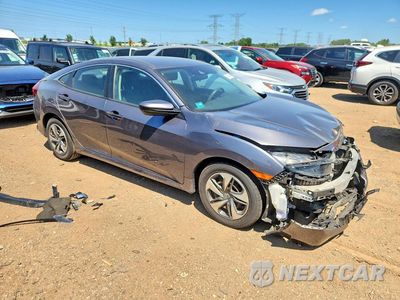 Czwarte zdjęcie samochodu z boku: 2019 HONDA CIVIC LX VIN:2HGFC2F69KH584147 - miniatura