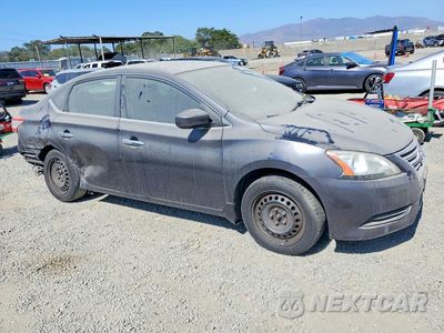 Czwarte zdjęcie samochodu z boku: 2014 NISSAN SENTRA SV VIN:3N1AB7AP9EY231806 - miniatura