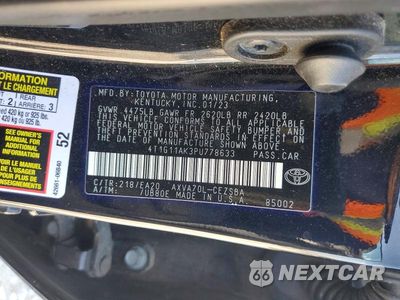 Zdjęcie 13 z 13 samochodu: 2023 TOYOTA CAMRY SE VIN:4T1G11AK3PU778633 - miniatura