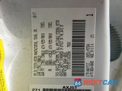 Zdjęcie 12 z 12 samochodu: 2018 TOYOTA TUNDRA CREWMAX SR5 VIN:5TFEY5F17JX232566 - miniatura