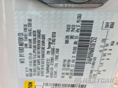 Zdjęcie 12 z 12 samochodu: 2019 FORD FUSION TITANIUM VIN:3FA6P0D96KR187252 - miniatura