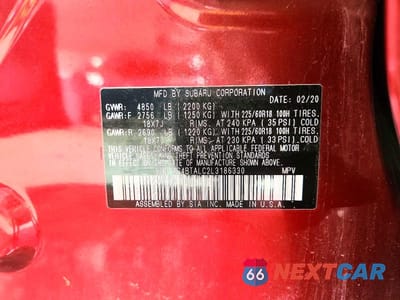 Zdjęcie 13 z 13 samochodu: 2020 SUBARU OUTBACK LIMITED VIN:4S4BTALC2L3186330 - miniatura