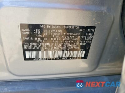 Zdjęcie 13 z 13 samochodu: 2019 SUBARU OUTBACK 3.6R LIMITED VIN:4S4BSENC8K3278371 - miniatura