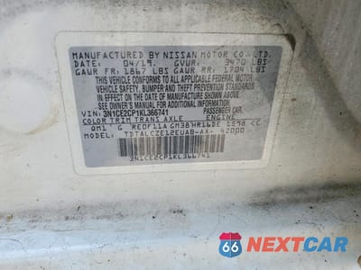 Zdjęcie 12 z 12 samochodu: 2019 NISSAN VERSA NOTE S VIN:3N1CE2CP1KL366741 - miniatura