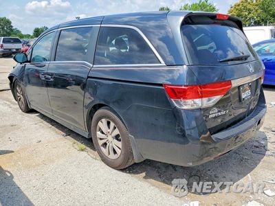 Drugie zdjęcie samochodu z przodu: 2016 HONDA ODYSSEY SE VIN:5FNRL5H33GB060361 - miniatura