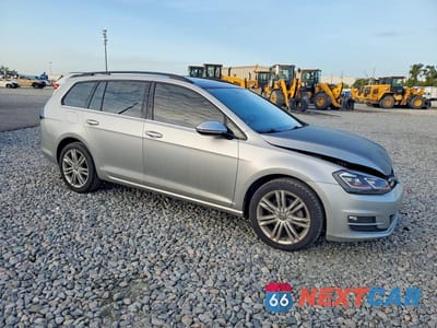 Czwarte zdjęcie samochodu z boku: 2015 VOLKSWAGEN GOLF SPORTWAGEN TDI S VIN:3VWCA7AU3FM506221 - miniatura