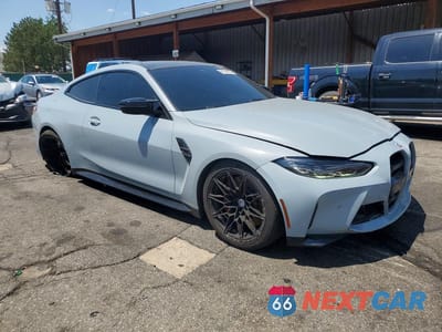 Czwarte zdjęcie samochodu z boku: 2023 BMW M4 COMPETITION VIN:WBS43AZ05PCL25861 - miniatura