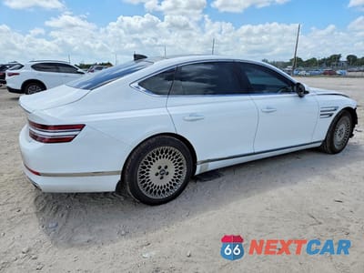 Trzecie zdjęcie samochodu z tyłu: 2022 GENESIS G80 2.5T VIN:KMTGB4SC5NU109594 - miniatura