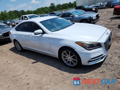 Czwarte zdjęcie samochodu z boku: 2018 GENESIS G80 3.8 VIN:KMHGN4JE4JU262000 - miniatura