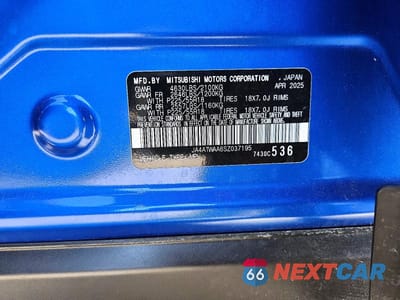 Zdjęcie 13 z 13 samochodu: 2025 MITSUBISHI ECLIPSE CROSS SE VIN:JA4ATWAA6SZ037195 - miniatura
