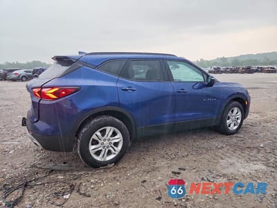 Trzecie zdjęcie samochodu z tyłu: 2022 CHEVROLET BLAZER 2LT VIN:3GNKBCR46NS122931 - miniatura
