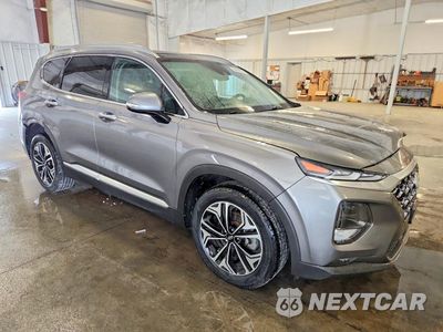 Czwarte zdjęcie samochodu z boku: 2019 HYUNDAI SANTA FE LIMITED 2.0T VIN:5NMS5CAA7KH107570 - miniatura