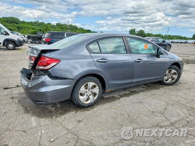 Trzecie zdjęcie samochodu z tyłu: 2013 HONDA CIVIC LX VIN:19XFB2F59DE028136 - miniatura