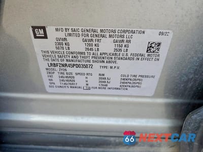 Zdjęcie 13 z 13 samochodu: 2023 BUICK ENVISION ESSENCE VIN:LRBFZNR45PD035072 - miniatura