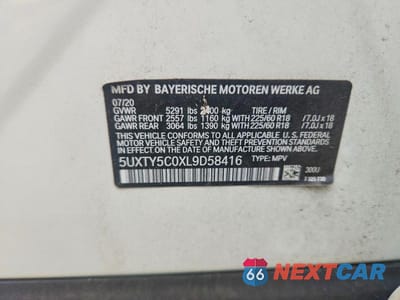 Zdjęcie 13 z 13 samochodu: 2020 BMW X3 XDRIVE30I VIN:5UXTY5C0XL9D58416 - miniatura