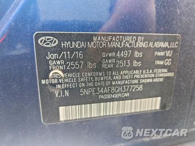 Zdjęcie 12 z 12 samochodu: 2016 HYUNDAI SONATA SPORT VIN:5NPE34AF8GH377258 - miniatura