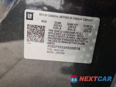 Zdjęcie 13 z 13 samochodu: 2019 CADILLAC XTS PREMIUM LUXURY VIN:2G61P5S31K9100978 - miniatura