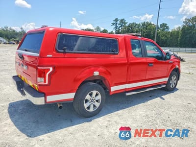 Trzecie zdjęcie samochodu z tyłu: 2016 FORD F150 SUPER CAB VIN:1FTEX1CF6GFD00415 - miniatura