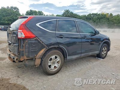 Trzecie zdjęcie samochodu z tyłu: 2015 HONDA CR-V LX VIN:2HKRM4H33FH623464 - miniatura