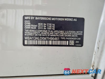 Zdjęcie 13 z 13 samochodu: 2021 BMW M235XI VIN:WBA13AL0XM7H96461 - miniatura