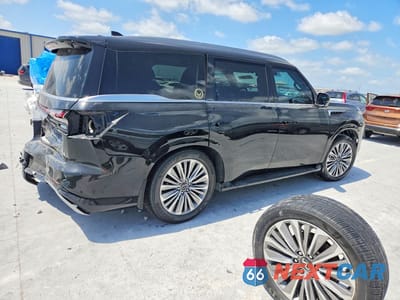Trzecie zdjęcie samochodu z tyłu: 2025 INFINITI QX80 LUXE VIN:JN8AZ3BB6S9400142 - miniatura