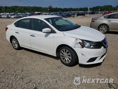 Czwarte zdjęcie samochodu z boku: 2019 NISSAN SENTRA SV VIN:3N1AB7AP2KL604919 - miniatura