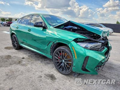 Czwarte zdjęcie samochodu z boku: 2025 BMW X6 M60I VIN:5UX43EX08S9Y52105 - miniatura