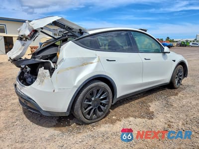 Trzecie zdjęcie samochodu z tyłu: 2021 TESLA MODEL Y VIN:5YJYGDED6MF192792 - miniatura