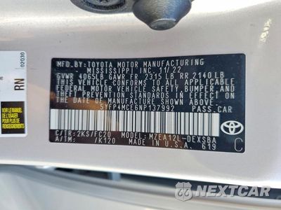 Zdjęcie 13 z 13 samochodu: 2022 TOYOTA COROLLA SE VIN:5YFP4MCE6NP137992 - miniatura
