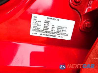 Zdjęcie 12 z 12 samochodu: 2023 TESLA MODEL Y VIN:7SAYGAEE0PF910609 - miniatura